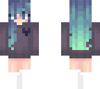 cute blue girl