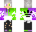 green and purple fire