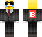 laughing emote in suit