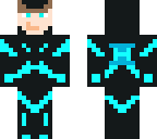 neon blue omega with no mask