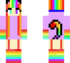 rainbow cat girl