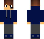 blue hoddie