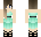green dress