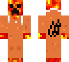 orange fire hoodie