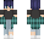 purple haired boi