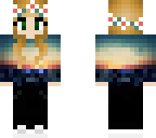 sunset blonde-flower crown