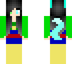 aquanettalupe in a mulan costume