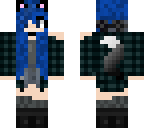 emo cat wolf girl