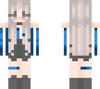 light blue wolf girl