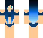 blue swim suit