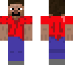 guy with a red shirt
