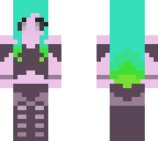 pink alien girl