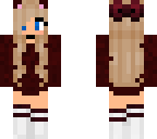 red pullover-dress cat-girl