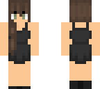 black mini dress