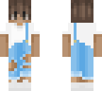 blue overalls to twin with friends