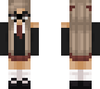 edited school girl skin with glasses