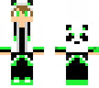 green panda