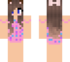 kawaii cat swimsuit girl