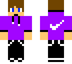 purple nike kid