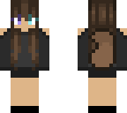 brown hair pastel girl