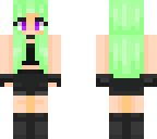 rainbow collection green hair