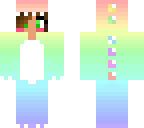 rainbow dino girl