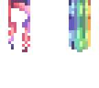 abandon3drain- rainbowdancer hair