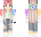 female light rainbow skin edit