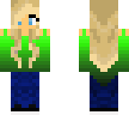 hombre green shirt girl