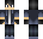 navy blue hoodie skin