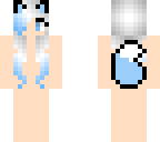 white haired girl base