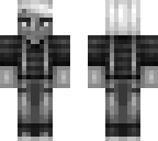 black and white man