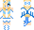 blue wolf with wings