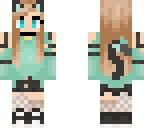 cat girl mint uwu