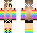 cute rainbow girl - edit