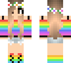 cute rainbow girl