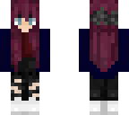 purple hair girl