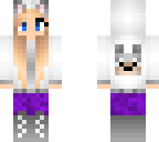 purple pants wolf girl