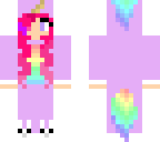purple unicorn girl