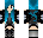 blue dj girl