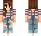 girl with overalls