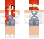 red hair flower crown