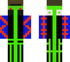 the colorful green