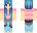 tsunami  with jacket around waist