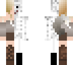 wolf and skeleton