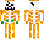 burning skeleton