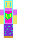 colourful girl skin