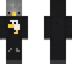 edit of penguin in hoodie