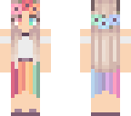 flower rainbow girl 2