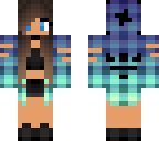 katie plaid blue hoodie